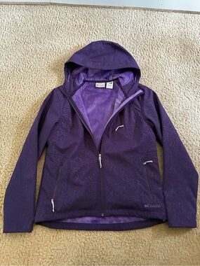 Double Diamond Women's Purple Hooded Jacket